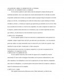 ANALISIS DEL LIBRO: EL MOMENTO DE LA VERDAD