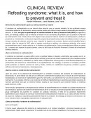 Refeeding syndrome: what it is, and how