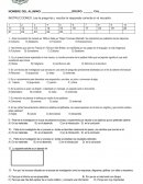 Diagnóstico de Español tercero de secundaria