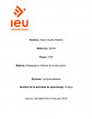ENSAYO HISTORIA DE LA EDUCACIÓN