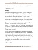 CONCEPTOS CLAVE DE TRABAJO SOCIAL EN EL ÁMBITO LABORAL