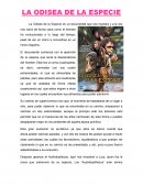 LA ODISEA DE LA ESPECIE