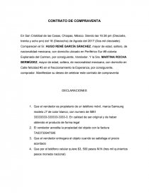 Contrato Compraventa, ejemplo.. Página 1