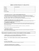 BRIEF ESTRATÉGICO Y CREATIVO