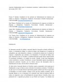 Aspectos fundamentales para el crecimiento economico