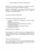 COMPORTAMIENTO DEL MERCADO INTERNACIONAL