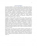 Ciencias Geológicas