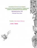 Pelicula trece dias - Administracion