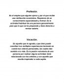 Proyecto de vida Orientación Juvenil y Profesional II