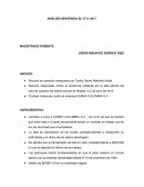 ANÁLISIS SENTENCIA SL 3711-2017