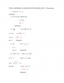 COMPRABAR LAS SIGUIENTES INTEGRACIONES