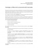 Ventajas y fallas de la economía del mercado