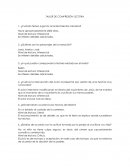 TALLER DE COMPRESIÓN LECTORA