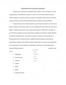 Planteamiento de una práctica sustentable