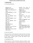 Historia clínica de apendicitis estallada