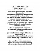 ORACIÓN POR LOS SACERDOTES