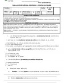 Evaluación 4 cuarto básico Incas