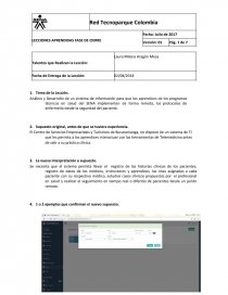 LECCIONES APRENDIDAS FASE DE CIERRE. Página 1