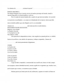 Glosas Para El 20 De Junio Dia De La Bandera Tareas Caromu40