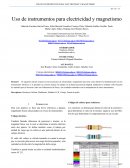 Uso de instrumentos para electricidad y magnetismo