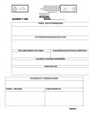 BITACORA DIARIA ACTIVIDADES REALIZADAS EN CLASE