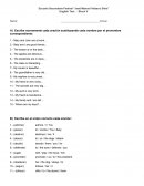 EXAMEN DE INGLES. PRONOUNS