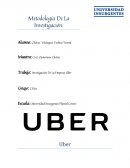 Trabajo: Investigación De La Empresa Uber