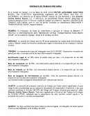 CONTRATO DE TRABAJO POR FAENA