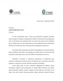 Carta Sponsor UANL