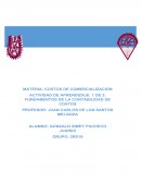FUNDAMENTOS DE LA CONTABILIDA DE COSTOS
