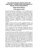 Conceptos básicos para gestionar su empresa