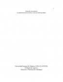 La administración del cambio es una actividad esporádica