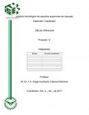 Extensión Cuerámaro - Cálculo diferencial