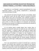 ASOCIACION DE CENTROS EDUCATIVOS PRIVADOS DE SABANA PERDIDA, LA VICTORIA Y HARAS NACIONALES