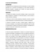 PLAN DE CONTINGENCIA DESCRIPCIÓN