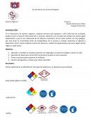 Práctica 1 química organica