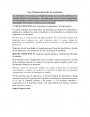 Los 10 principios de la economía