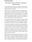 ENSAYO SOBRE “DEL TABÚ AL ESPECTÁCULO: LA SEXUALIDAD, A TRAVÉS DE LOS AÑOS”