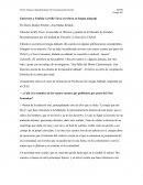 Entrevista a una servidora mexicana