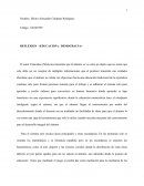 REFLEXION EDUCACION PROHIBIDA