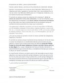 ¿Qué es la Productividad Laboral?