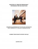 ANÁLISIS DE LAS SENTENCIAS Nº 39/2016 DE 13 DE MAYO DE 2016 Y SETENCIA Nº 47/2016 DE 16 DE JUNIO DE 2016