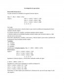 Ejercicio de investigación de operaciones