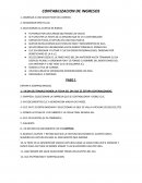 CONTABILIZACION DE INGRESOS