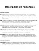 Descripción de personaje
