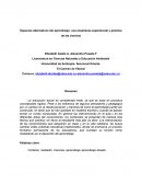 Espacios alternativos del aprendizaje: una enseñanza experiencial y práctica de las ciencias