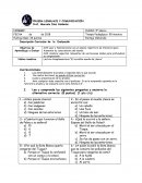 PRUEBA LENGUAJE Y COMUNICACIÓN. Descripción Curricular de la Evaluación