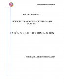 Razón social discriminación