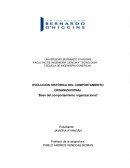 Base del comportamiento organizacional