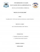 ELABORACION Y VENTAS DE CERVEZA ARTESANAL A BASE DE QUINUA